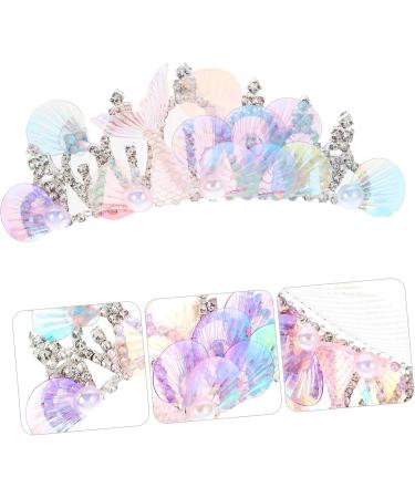 DRESSOOS Rhinestone Tuck Comb Girls Crown Hair Comb Girl Hair Comb Clip Headpieces for Girls Hair Comb Clip for Girl Women Hair Comb Hair Pin Wigs Tiara Metal Women's Rhinestones Issue Card - Buy Online on GoSupps.com