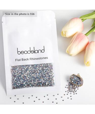 Beadsland 1440 Pieces Flat Back Rhinestones - Lighter Citrin SS6 Nail Crystals for Stunning Nail Art - Buy Online on GoSupps.com