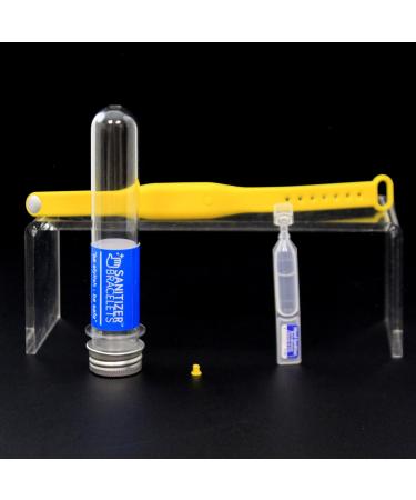 Buy Youth Silicone Sanitizer Bracelet - Refillable Stay Safe Accessory | 7.00In H - Y2020 Yellow - Buy Online on GoSupps.com