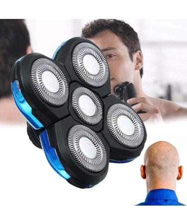 5-Piece Easy Install Electric Razor Replacement Heads Set in Black - Beard Cutter & Head Shaver Replacement Blades - Buy Online on GoSupps.com