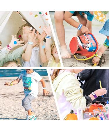 Sjbautyo 16-Part Emergency Arm Band Set for Kids | Waterproof SOS Safety ID Bracelet - Anti-Loss for Boys Girls Toddlers & Babies - Buy Online on GoSupps.com