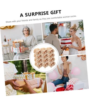 FRCOLOR 18 Pairs of Half Socks Miss Non-Slip High Heels Made of Cotton - Buy Online on GoSupps.com