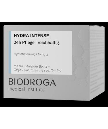 Biodroga Hydra Intense Facial care cream with hyaluron Face Moisturizer Moisturizer Moisture Boost 50 ml - Buy Online on GoSupps.com