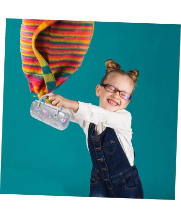 Solustre 5-Pack Portable Kids Glasses Case - Stylish Leather Sunglasses Holder for Children with Handle - Perfect for Girls - Travel-Friendly PU Brillen Case (16x7x4 cm) - Buy Online on GoSupps.com