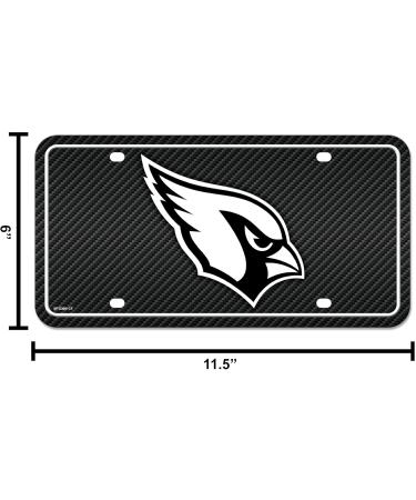 Rico Industries NFL Arizona Cardinals Carbon Fiber Metal Trailer - 8.5 x 11 for Truck Car SUV - Buy Online on GoSupps.com