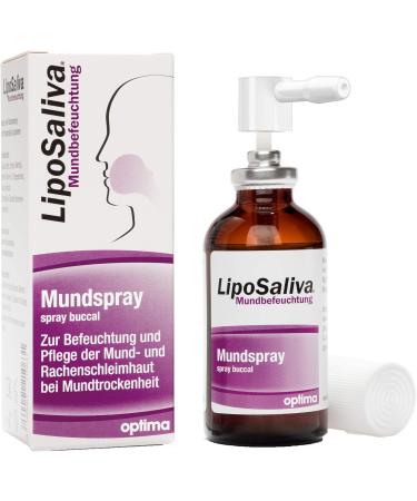 LipoSaliva Mouth Moisturizer Spray - 50ml | Hydrate & Care for Dry Mouth - International Shipping - Buy Online on GoSupps.com