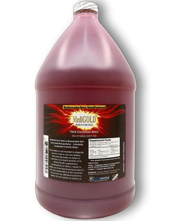 MediGOLD True Colloidal Gold - 1 Gallon | BPA-Free Plastic Jug - Buy Online on GoSupps.com