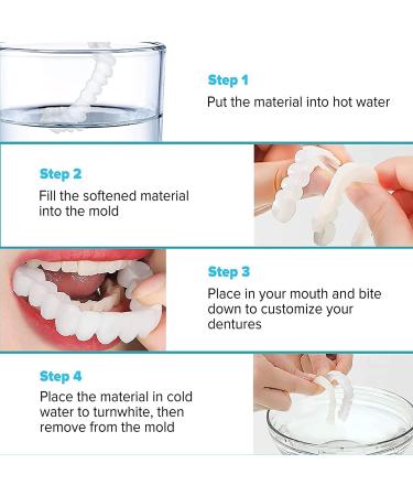 Instant Snap Veneers - Comfortable Flexible Dentures for a Perfect Smile | Top & Bottom Teeth Enhancement - Buy Online on GoSupps.com