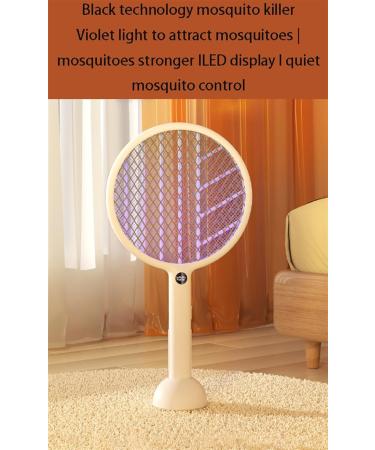 Electric Fly Swat 3000V Bug Swat 2-in-1 Fly Swat with 1200mAh Battery Rechargeable Mosquito Light with 3-Layer Safety Net for Indoor and Outdoor Use LED Power Display - Buy Online on GoSupps.com
