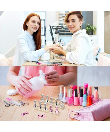 2 Set Acrylic Nail Art Practice Stand - Magnetic Nail Tip Holder for Training & Display | Perfect Nail Exercise Holder - Buy Online on GoSupps.com