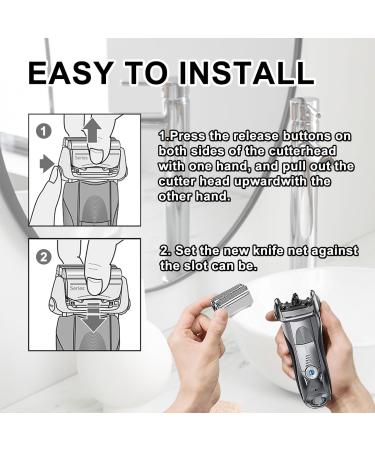 70S Replacement Head for Braun Series 7 Electric Shaver - Compatible Foil Blade for 790CC 720 750CC 760CC 9565 - Buy Online on GoSupps.com