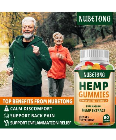 Hemp Gummies for Sleep Anxiety Pain High Potency Extra Strength Hemp Oil Extract Organic Edible Gummy Supplement for Adult Gummy Fruit - Buy Online on GoSupps.com