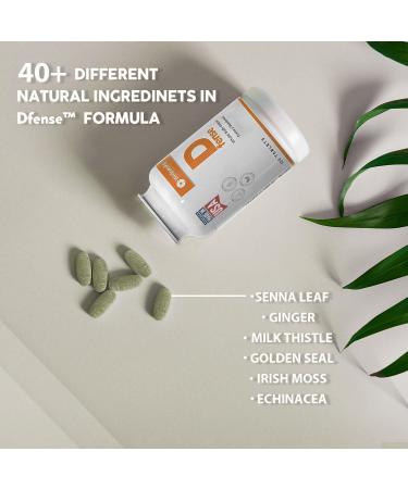 Detox Cleanse - Herbal Gut & Liver Cleanser Supplement with Milk Thistle Goldenseal & Probiotics - 120 Tablets - Buy Online on GoSupps.com