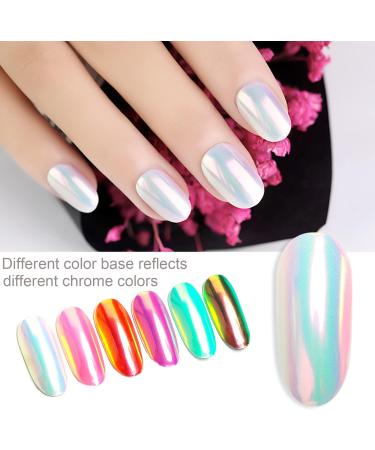 Gootrades Chrome Nail Powder Set - Glazed Donut & Mermaid Aurora Pigment for Stunning Chrome Nail Art | Gel Manicure Makeup Kit - Buy Online on GoSupps.com