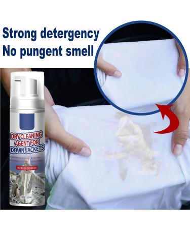Foam Dry Cleaning Agent Dry Spot Remover For Clothes Dry Foam Cleaner Leave-In Laundry Foam Cleaners Fabric Dry Cleaning Agent Fabric Stain Removing Spray Dry Foam Cleaner For Clothes 200ML - Buy Online on GoSupps.com