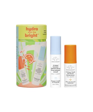 Drunk Elephant Hydra and the Bright - Includes C-Firma (9 ml) and B-Hydra (8 ml) - Clean Clinical Skincare - Cruelty-Free - Dermatologist-Tested - Free of Essential Oils Silicones and Fragrance