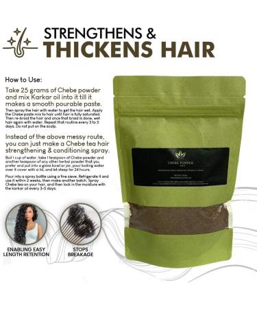 Authentic Traditional Chadian Chebe Powder 100g Stop Hair Breakage Wholesale Price - Buy Online on GoSupps.com