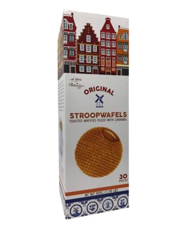 Original Stroopwafels- Toasted Waffles filled with Caramel 1.99 Pound (Pack of 1)