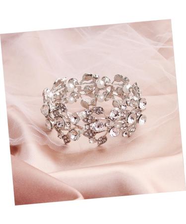 Shop Hapinary Rhinestone Tennis Bracelet - Elegant Stretchable Crystal Jewelry for Women & Brides - Buy Online on GoSupps.com