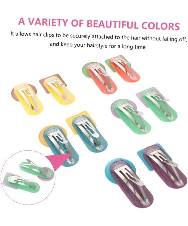 minkissy 5 Pairs Geometric Hairpin Hair Clips Snap Round Shaped Hair Barrettes Crystal Metal Hair Clips Rhinestone Hair Clips Wedding Hair Clip Metal Snap Buttons Girl Hair Decoration Child - Buy Online on GoSupps.com