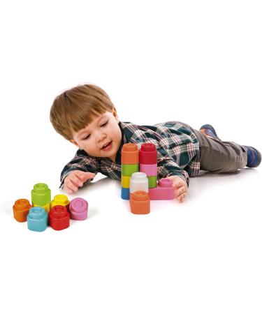 Clementoni Soft Clemmy Building Blocks (48 Pieces) - Soft Building Blocks for Babies & Toddlers 6+ Months - Sensory Play & Development - 17134 - Buy Online on GoSupps.com