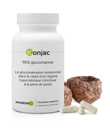 Konjac * 371 mg / 234 capsules * Titled to 90% glucomannan