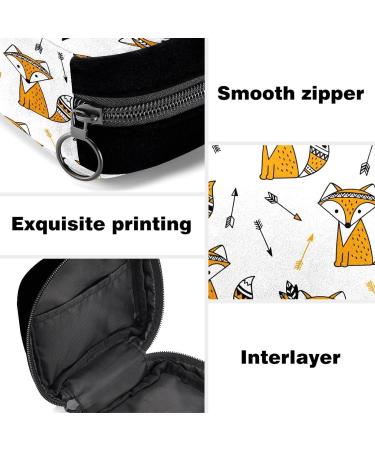 Period Bag Sanitary Napkin Storage Holder - Arrows Fox Pattern | Color5372 - Buy Online on GoSupps.com