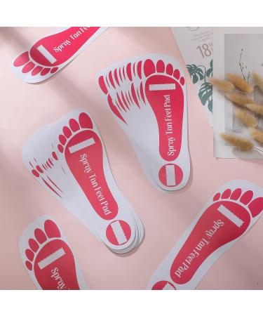 Buy Nuenen 120 Pairs Disposable Spray Tan Feet Pads - Protectors for Sunless Tanning | Adhesive Foot Tent Protection (240 Feet Pink) - International Shipping Available - Buy Online on GoSupps.com