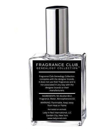 Genealogy Collection Fragrance by Fragrance Club | Baccarat Rouge 540 Inspired EDP 1.9oz with Orange Oil, Jasmine & Amber Woods | Unisex Scent - Buy Online on GoSupps.com