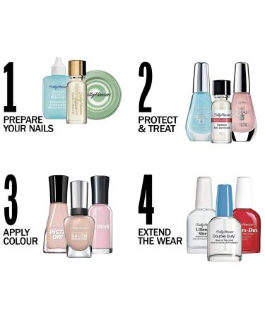 Sally Hansen Maximum Growth Clear Nail Strengthener - 0.45oz Triple-Protection Silk Formula - Buy Online on GoSupps.com