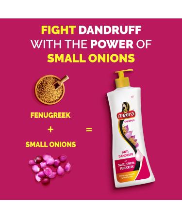 Meera Anti Dandruff Shampoo 340ml - Effective White Formula for Smooth Hair - International Shipping Available - Buy Online on GoSupps.com