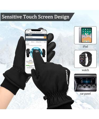 Cevapro -30 Winter Gloves Waterproof Touchscreen Thermal Ski Gloves | Large Black - Buy Online on GoSupps.com