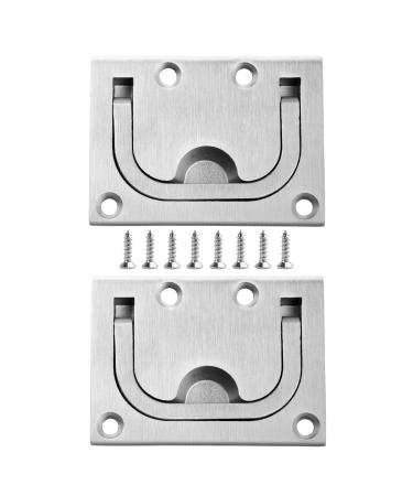 TEANTECH 316 Stainless Steel Hatch Pull Flush Lift Boat Ring Hatches Pull Handle with Mount Screws for Boat Deck Hatch Handle and Home Furniture Recessed Handle etc 2 Pcs boat hatches pull handles - Buy Online on GoSupps.com