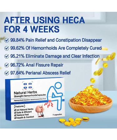 SPAYEIM Heca Natural Herbal Hemorrhoid Capsules - Fast Pain Relief Treatment (2 Boxes) - Buy Online on GoSupps.com