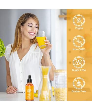 Liposomal Vitamin C 2000MG - Immunity Support & Antioxidant Supplement - 60ml (Pack of 1) - Buy Online on GoSupps.com