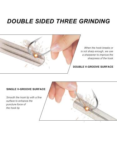 Syqzmya 2-Piece Fish Hook Sharpener - Double-Sided Compact & Efficient for Quick Sharpening | Reusable Fishing Tool - Buy Online on GoSupps.com