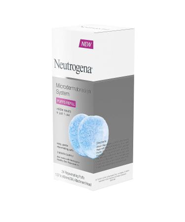 Neutrogena Microdermabrasion System Puff Refills 24 Ct - Exfoliator Face Scrub with Glycerin for Wrinkle Removal - Pack of 1 - Buy Online on GoSupps.com