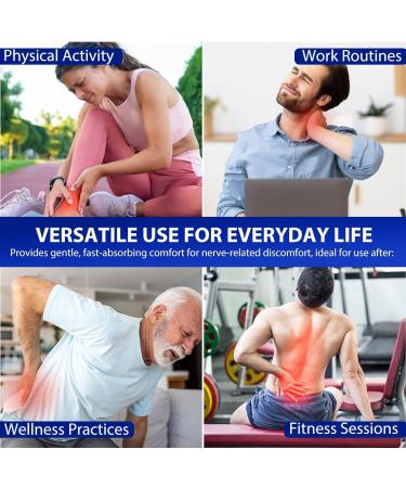 FANSHI Nerve Relief Cream Extra Strength Cream with Natural Oils - Fast Absorbing Non-Greasy Gel-Cream for Muscle & Skin Comfort - 4.23 oz - Buy Online on GoSupps.com