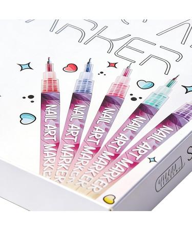 Lot de 12 stylos ongles - Hautement pigment s et s chage rapide - Pour femmes et filles - Pour d butants et la maison - Pour le dessin au quotidien en salon et en studio - Pour les femmes les Pointe aiguille - Buy Online on GoSupps.com
