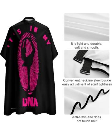 Ice Skaters It s in My DNA Hair Cutting Cape - Professional Salon Barber Apron with Snap Closure | International Shipping - Buy Online on GoSupps.com