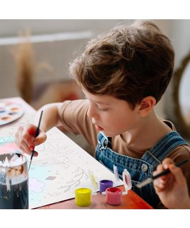 Nariolar Kids Paint by Numbers Kit - Artistic Unicorn Theme | Ages 8-12 | Includes Pre-Printed Cardboard, 12 Paint Pots, 3 Brushes | Craft Gift and Room Decor for Children - Buy Online on GoSupps.com