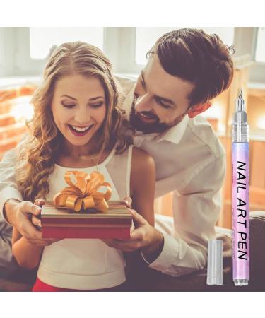 Shop Nail Art Pen & Whitener Pencil - Dotting Tools & Marbleizing Kit for Creative Nail Designs - Buy Online on GoSupps.com