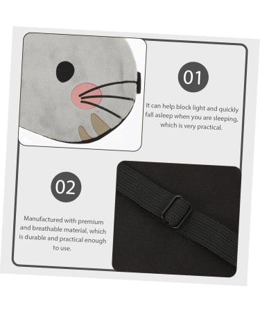 FRCOLOR 3 Pieces Sleep Sleeping Mask sleep mask sleeping mask eye shadow covers eye mask blindfolds for children eye office sleep blindfold women men eye shadow flannel - Buy Online on GoSupps.com