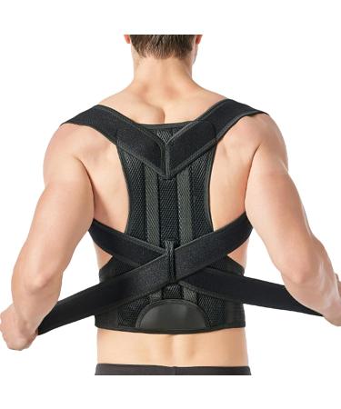 Back Straightener Posture Corrector - Adjustable Upper Back Support Belt | Soft Training Belts for Posture Correction Breathable Back Support Straightener for Wome Xl - Buy Online on GoSupps.com