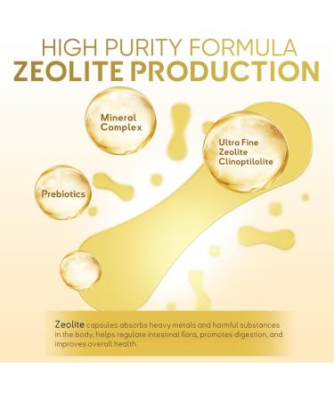 Life Nutrition 2300mg Zeolite Detox Capsules for Kids and Adults Natural Premium Liquid Zeolite 120 pcs Gut Health and Immune System Support Gentle Daily Detox and Energ 120 Count (Pack of 1) - Buy Online on GoSupps.com