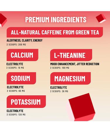 ADVANCED Energy Boosting Formula with Electrolytes - Sugar Free & Keto Friendly (Strawberry Shortcake, 40 Servings) - Buy Online on GoSupps.com