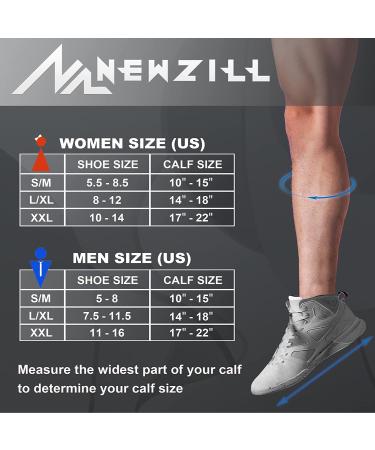 NEWZILL Rainbow Stripes Compression Socks 20-30 mmHg for Women & Men - Large-X-Large - Buy Online on GoSupps.com