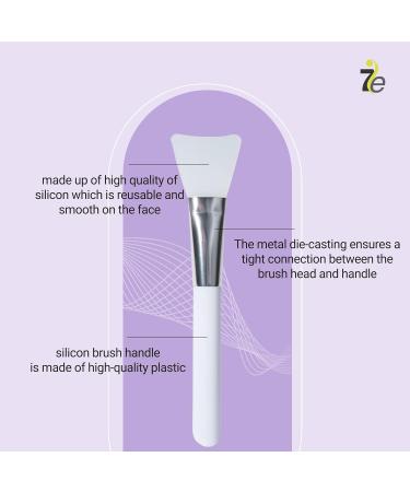 MyoLift 7e Wellness Silicone Brush - Facial Skincare Mask Applicator for Anti-Aging | Reusable, Soft & Durable Face Mask Tool for DIY Masks | Easy-to-Clean - Buy Online on GoSupps.com