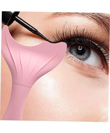 Healeved 4 Pcs Mascara Brush Massaging Eye Mask Lash Mascara Eyeshadow Eyeliner Guide Pink - Buy Online on GoSupps.com
