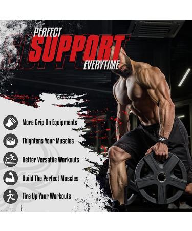 BEAST RAGE Weight Lifting Straps - Padded Wrist Support for Gym Bodybuilding - Non Slip Dumbbell Bar Wraps for Power Deadlift - Advanced Grips for Heavy Duty Exercise - Black - Buy Online on GoSupps.com
